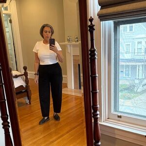 Eileen Fisher Black Lantern Pants, size S